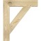 Ekena Millwork Traditional Block Rough Sawn Bracket, Douglas Fir, 4"W x 22"D x 26"H BKT04X22X26TRA05RDF - alternate 4